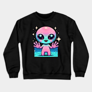 Cute Creepy Alien Monster Kawaii Anime Crewneck Sweatshirt